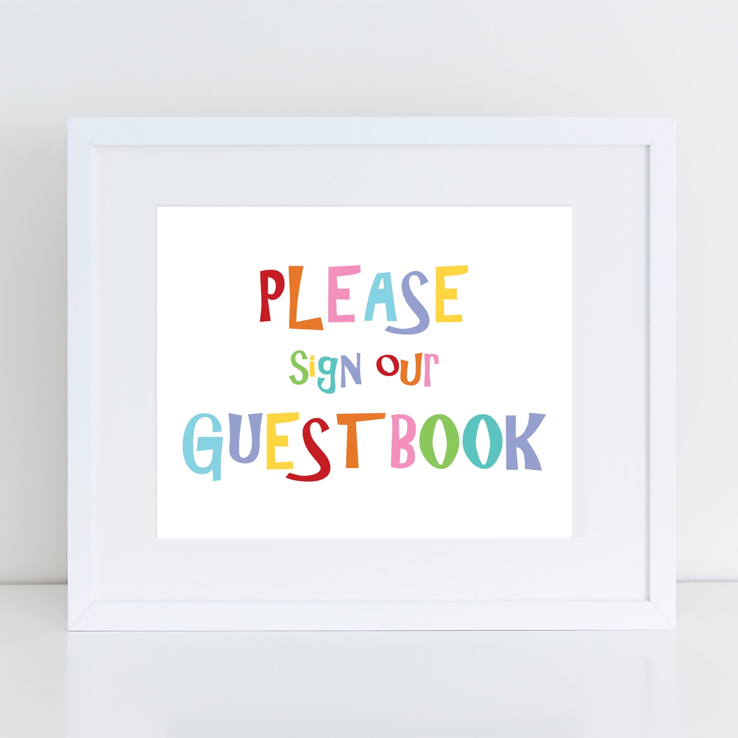 FREE please sign our guest book sign