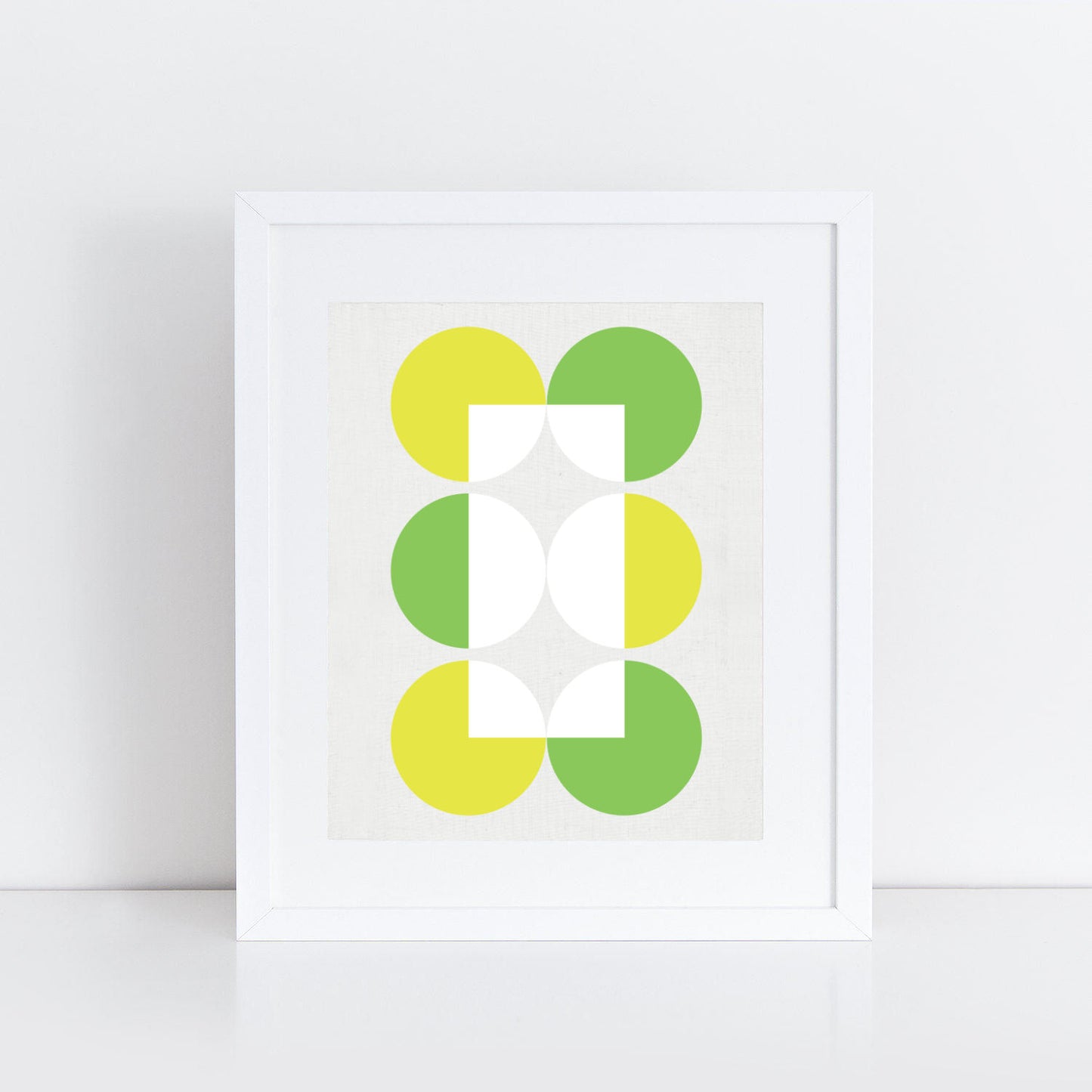 geometric print colourful citrus shades