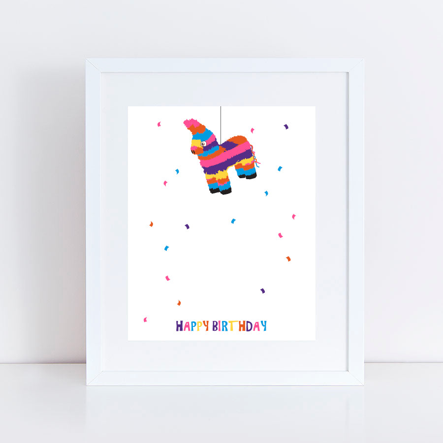 Pinata fingerprint guest book print