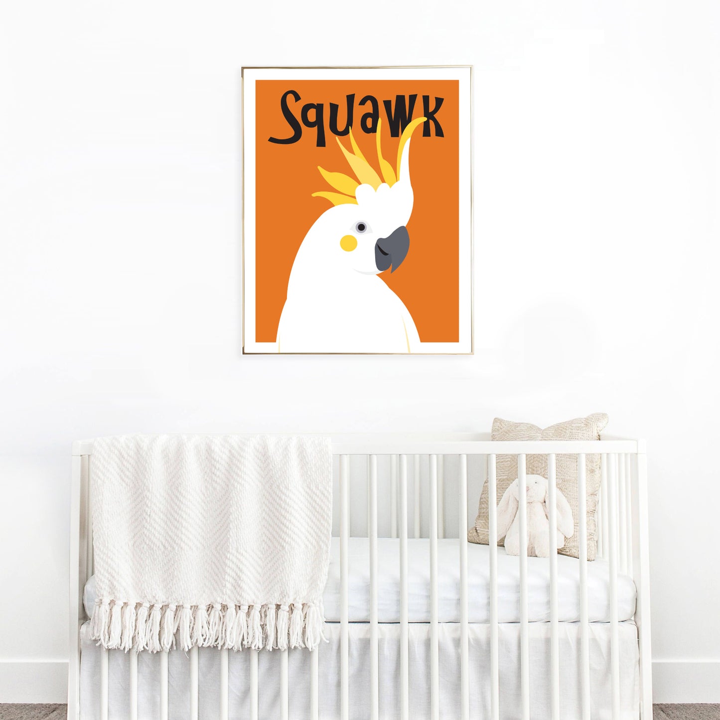Squawk cockatoo print