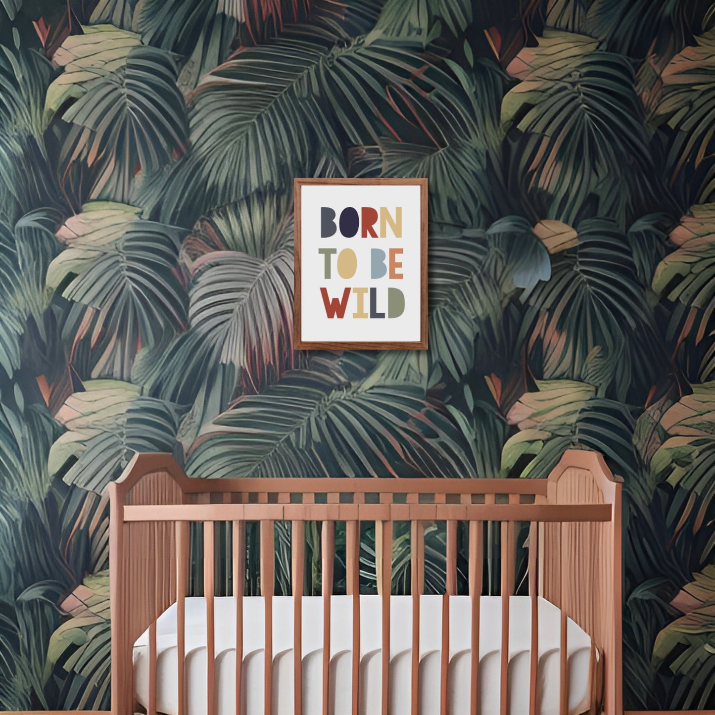 Born to be wild earth tones print