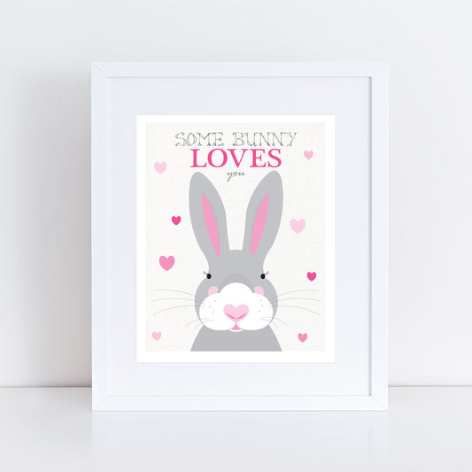 Some bunny loves you print