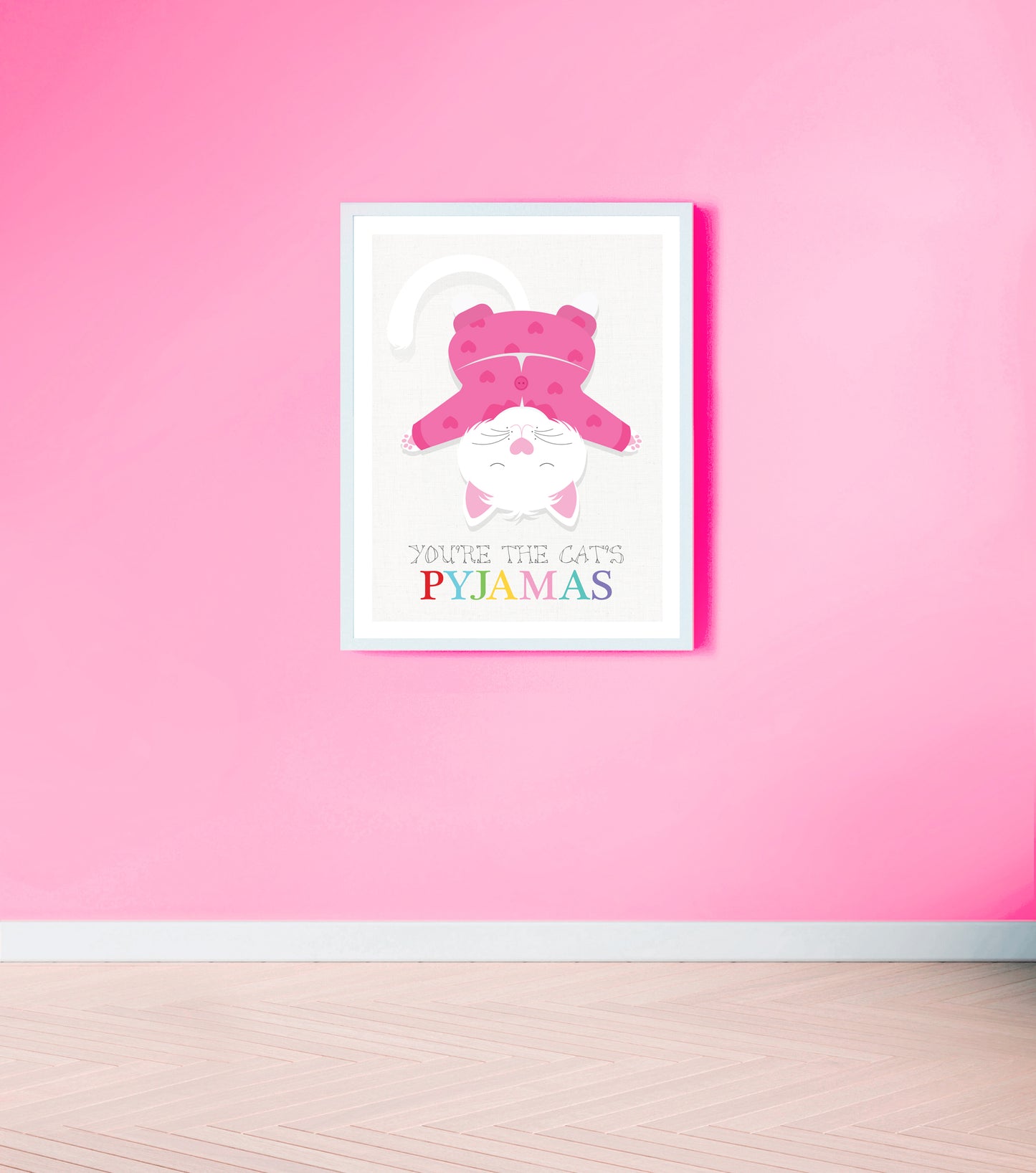 Cats pyjamas print