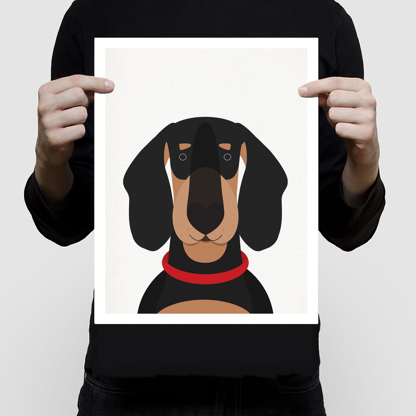 Dachshund print