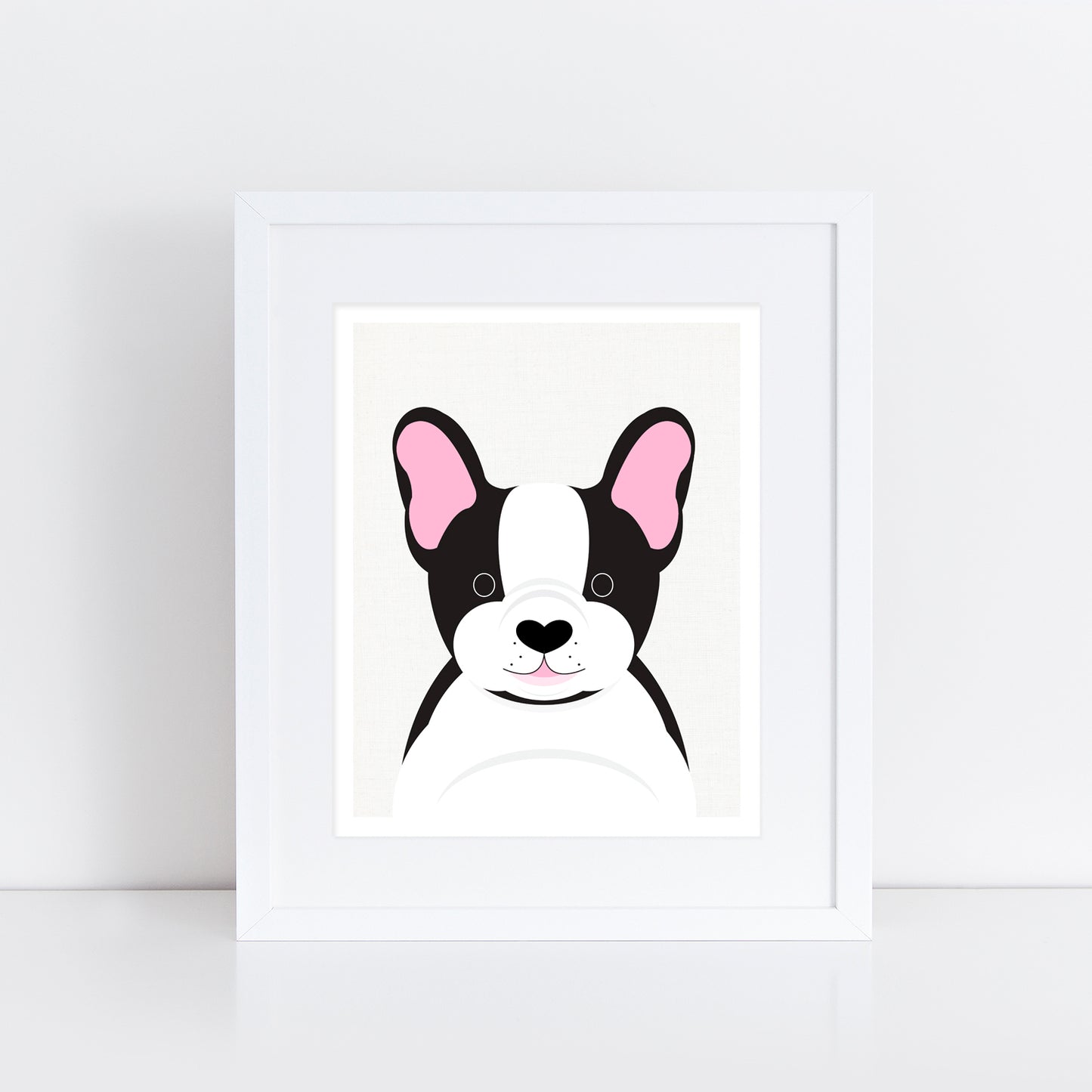 French Bulldog print