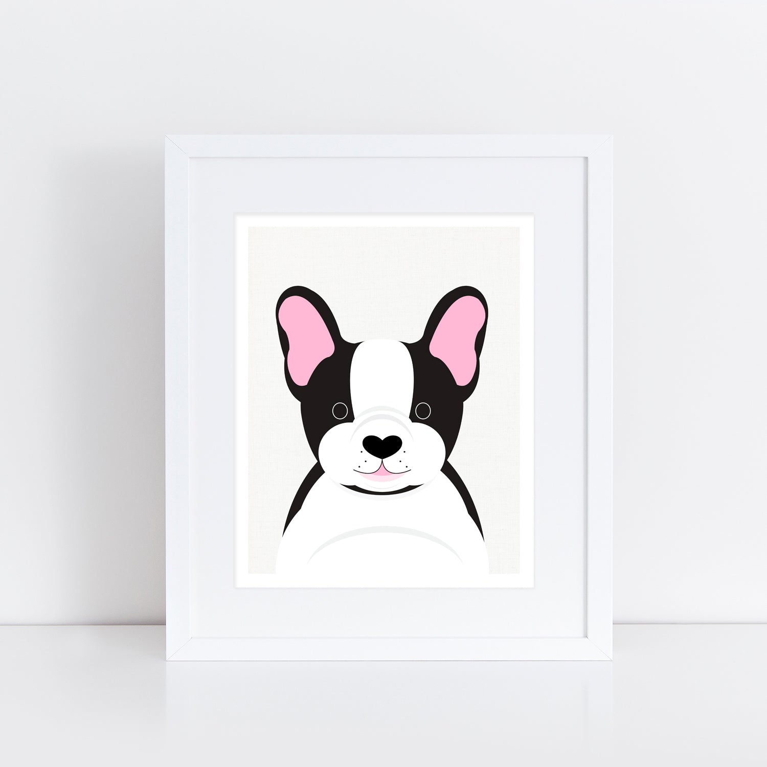 French Bulldog print