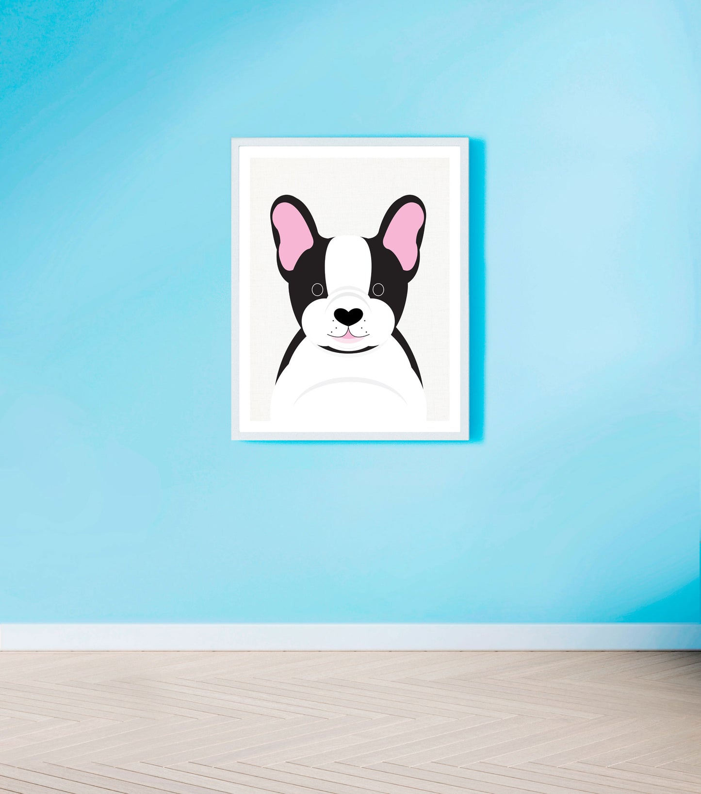 French bulldog print