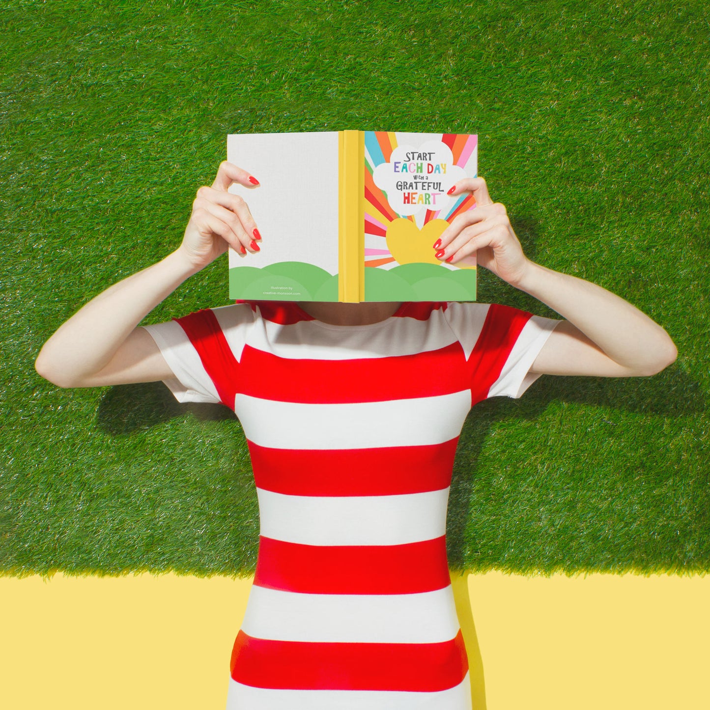 Grateful heart hardcover journal