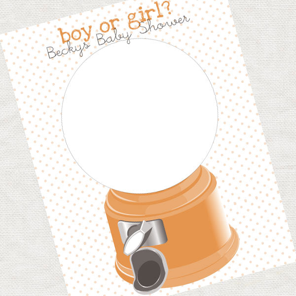 Gum-ball machine fingerprint guest gook print