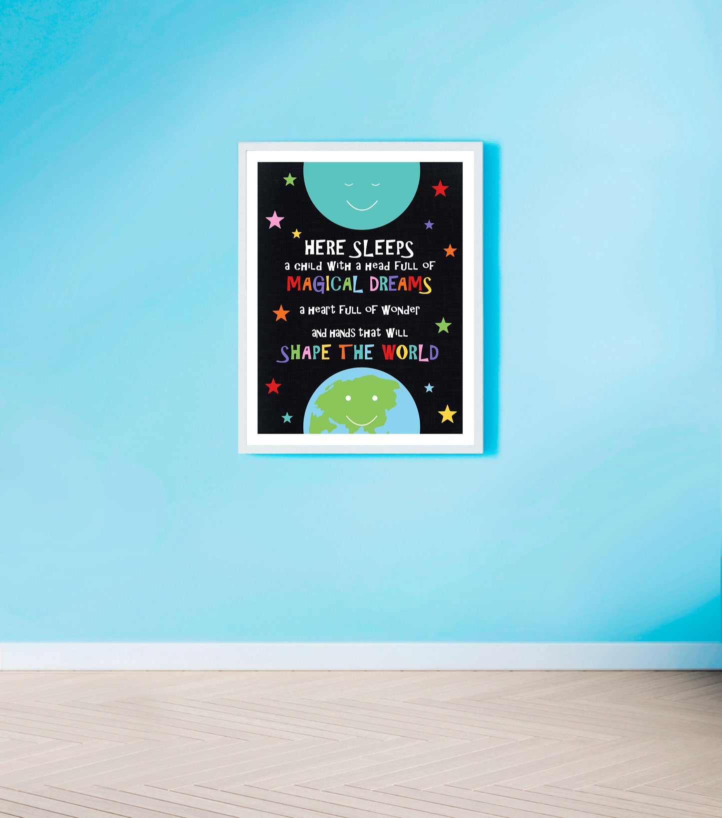 Here sleeps a child print