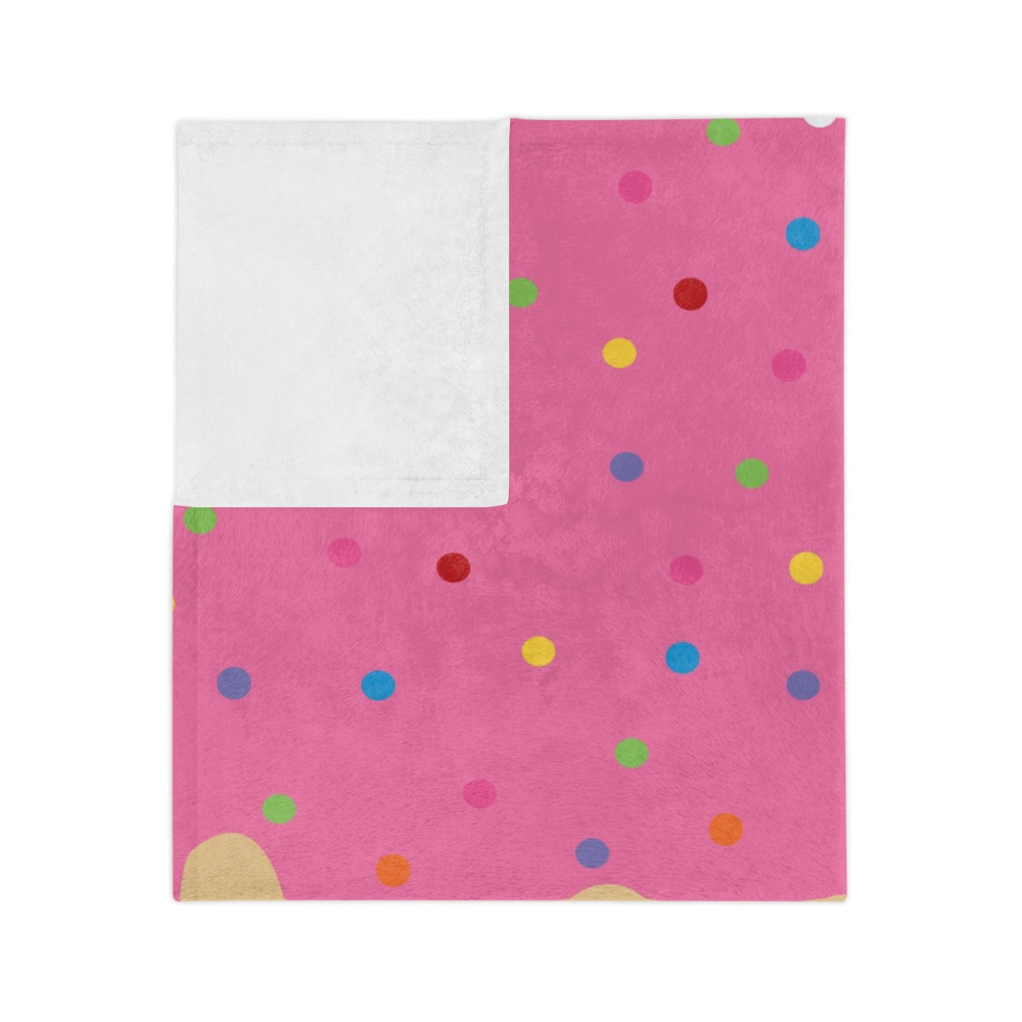 Ice cream throw blanket