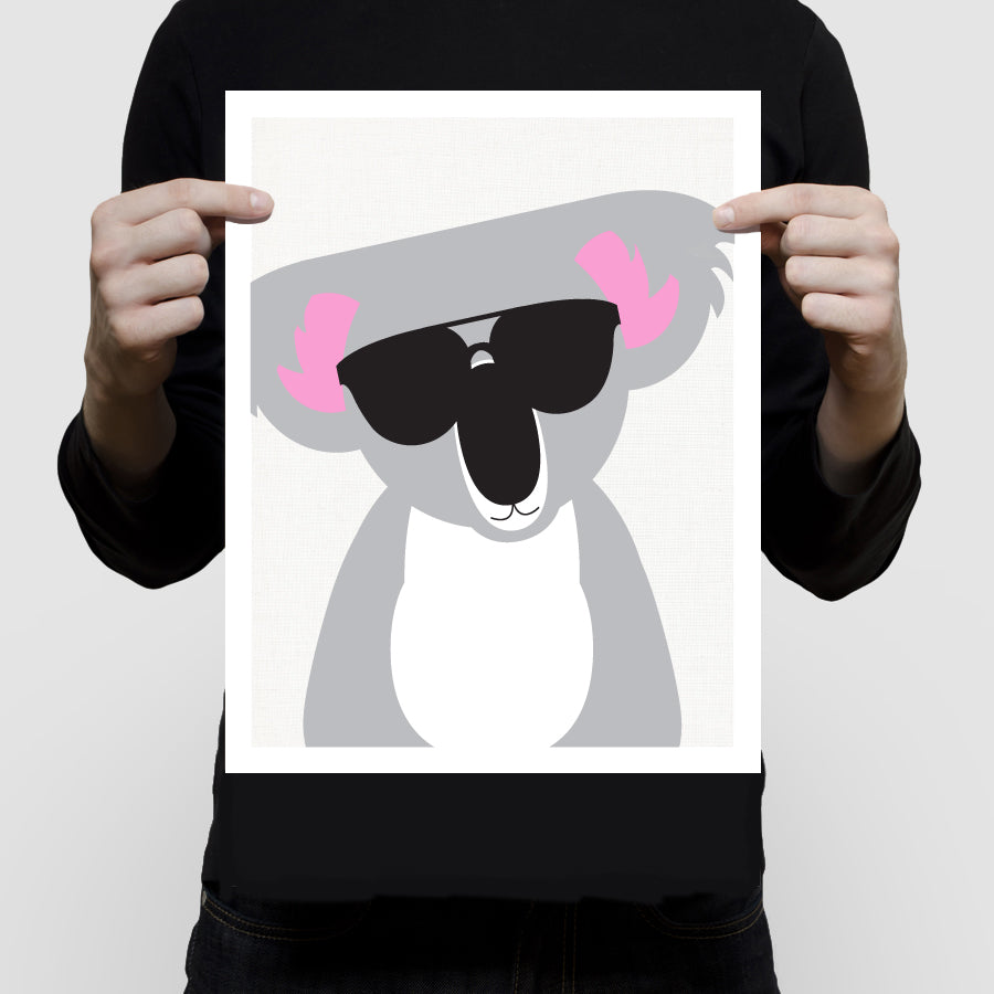 Cool Koala Art Print