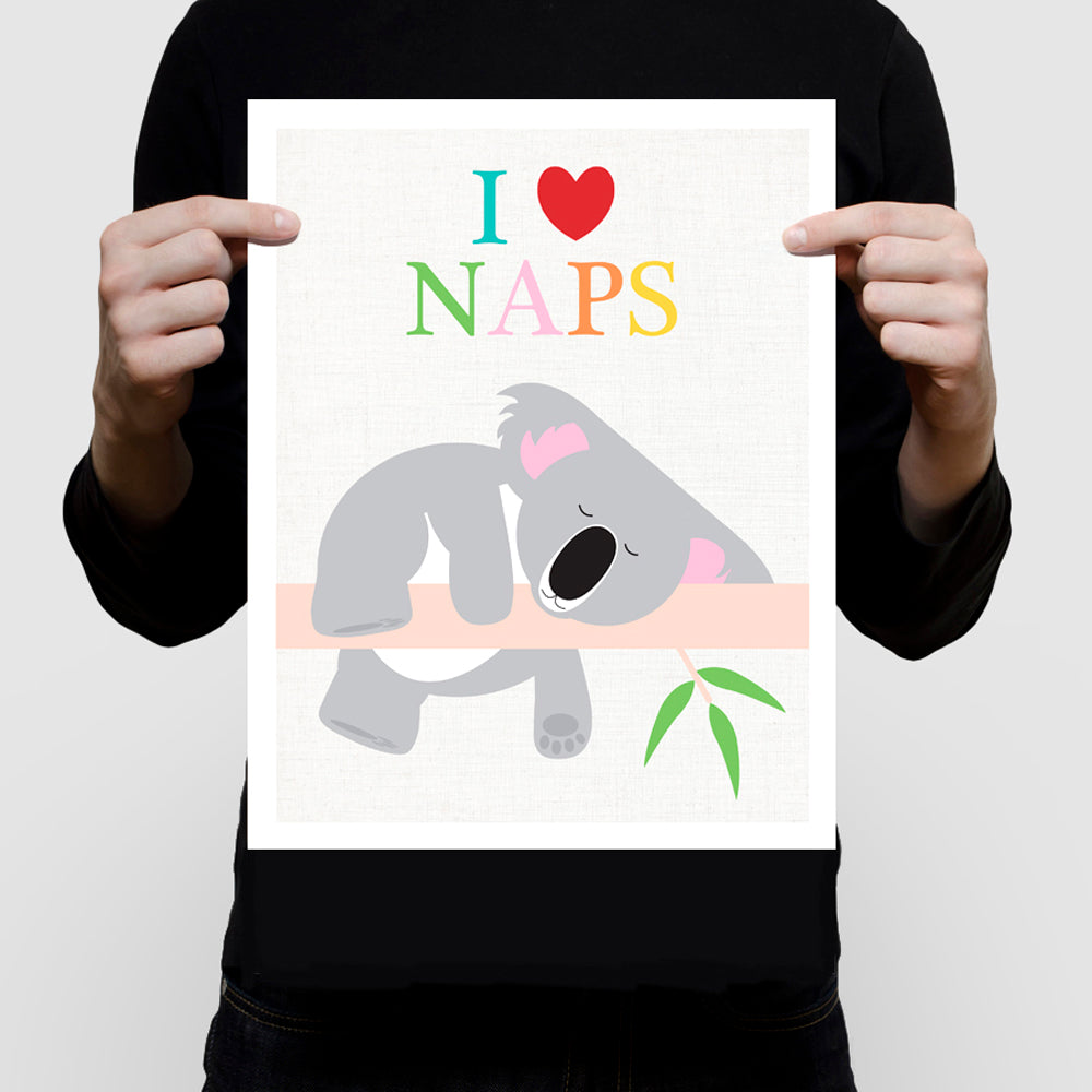 I love naps koala print
