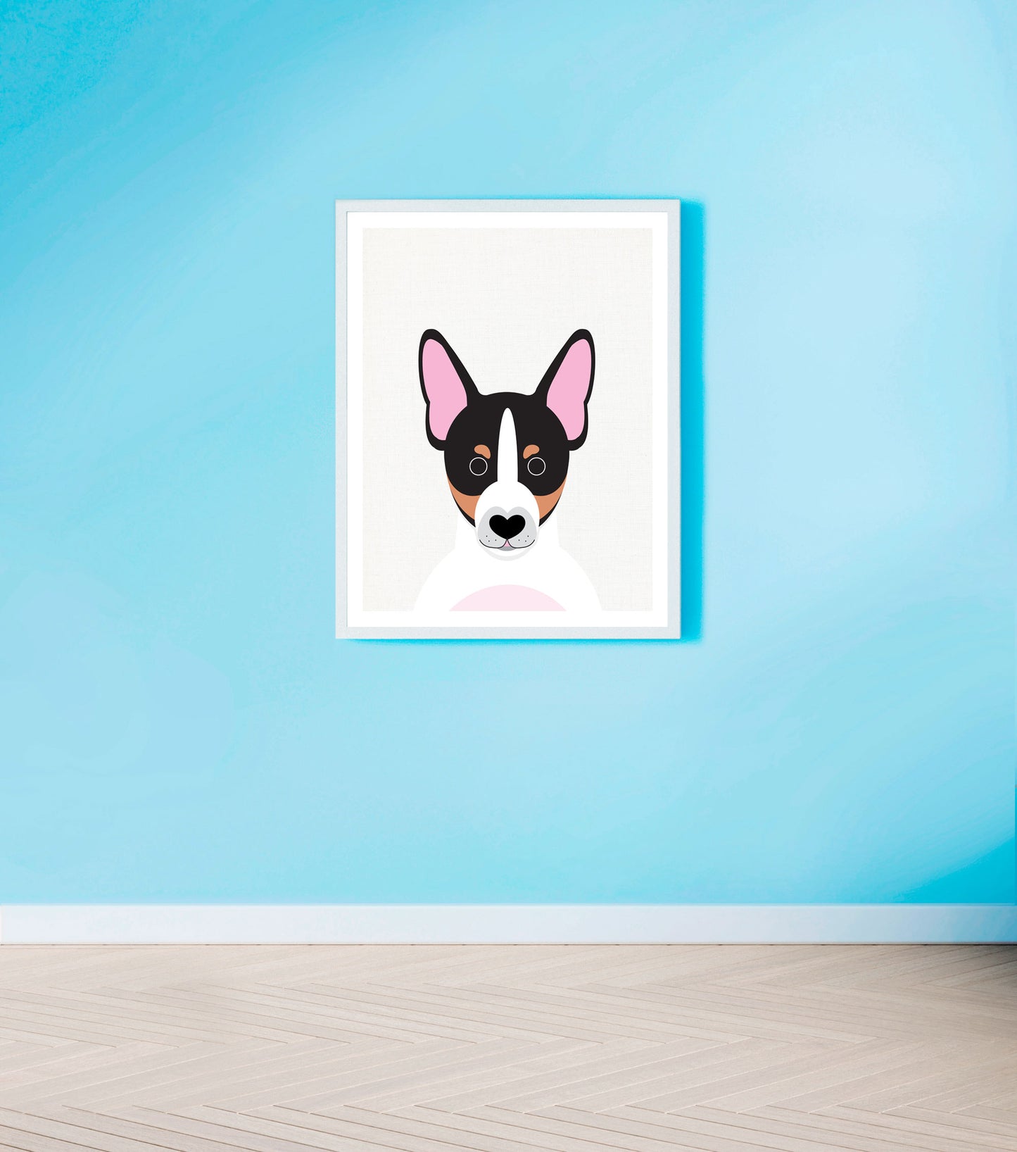Miniature fox terrier print