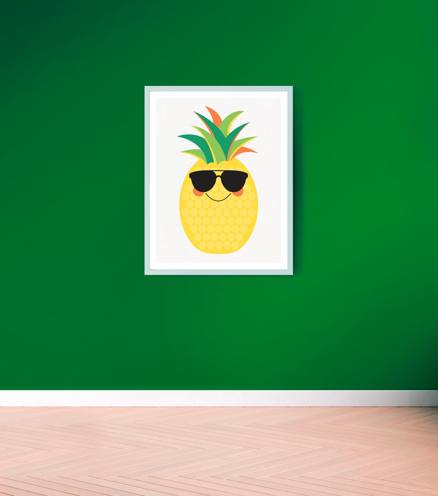 Summer pineapple print