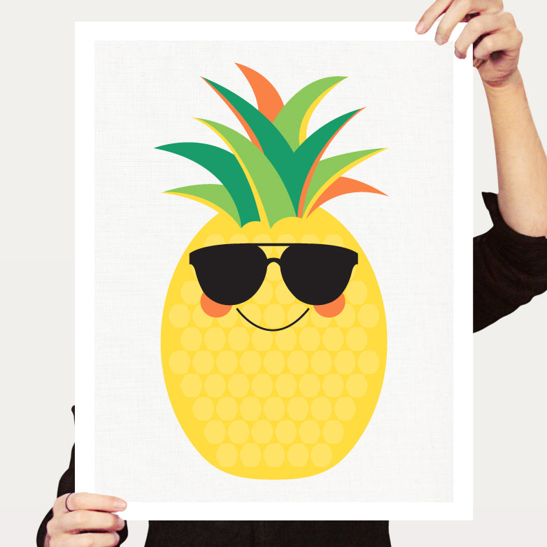 Summer pineapple print