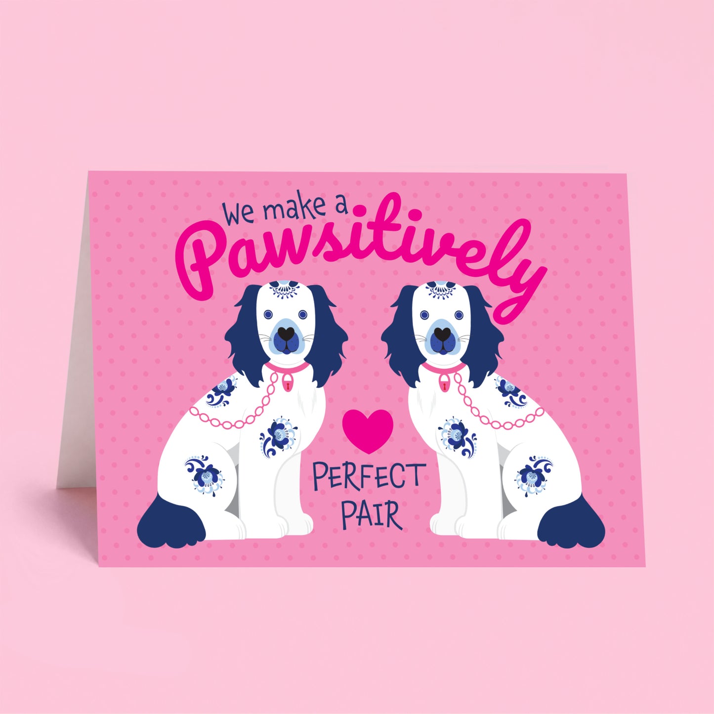 Pawsitively Perfect Pair Love Card