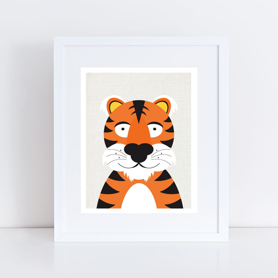 Lions, tigers and bears oh my art print set
