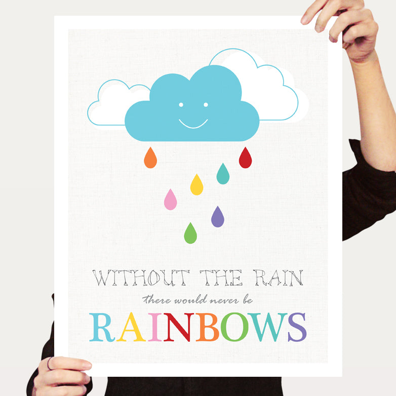 Without the rain print