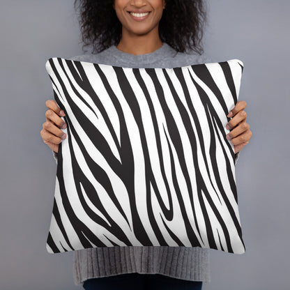 Zebra print cushion cover