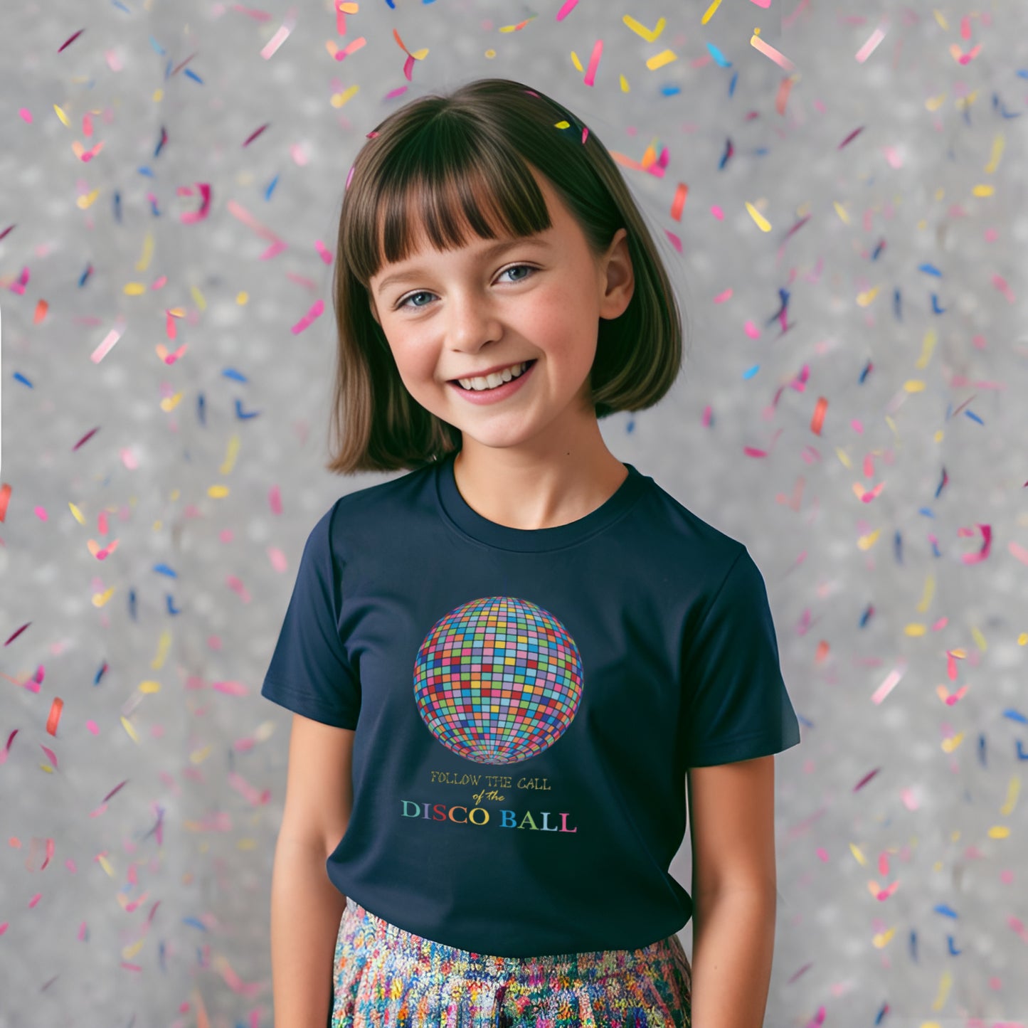 Disco ball kids t-shirt