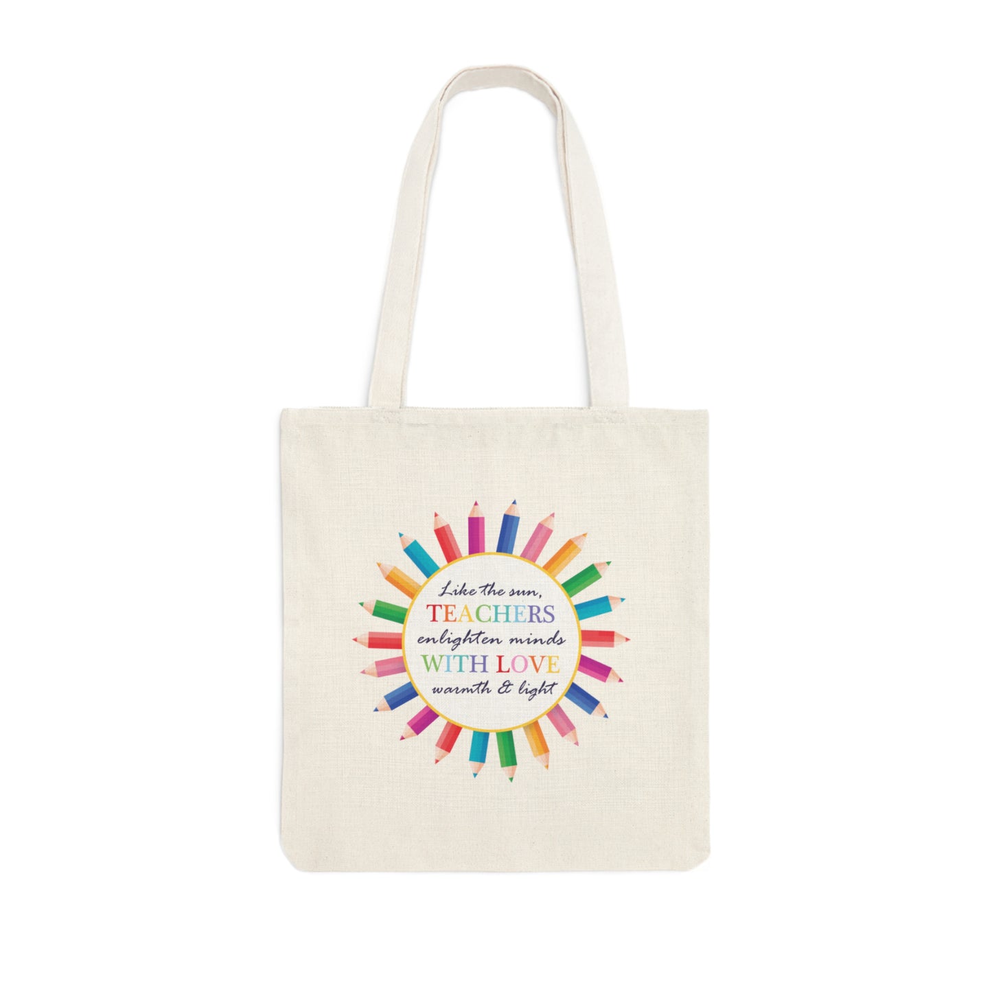Like the sun teacher tote bag