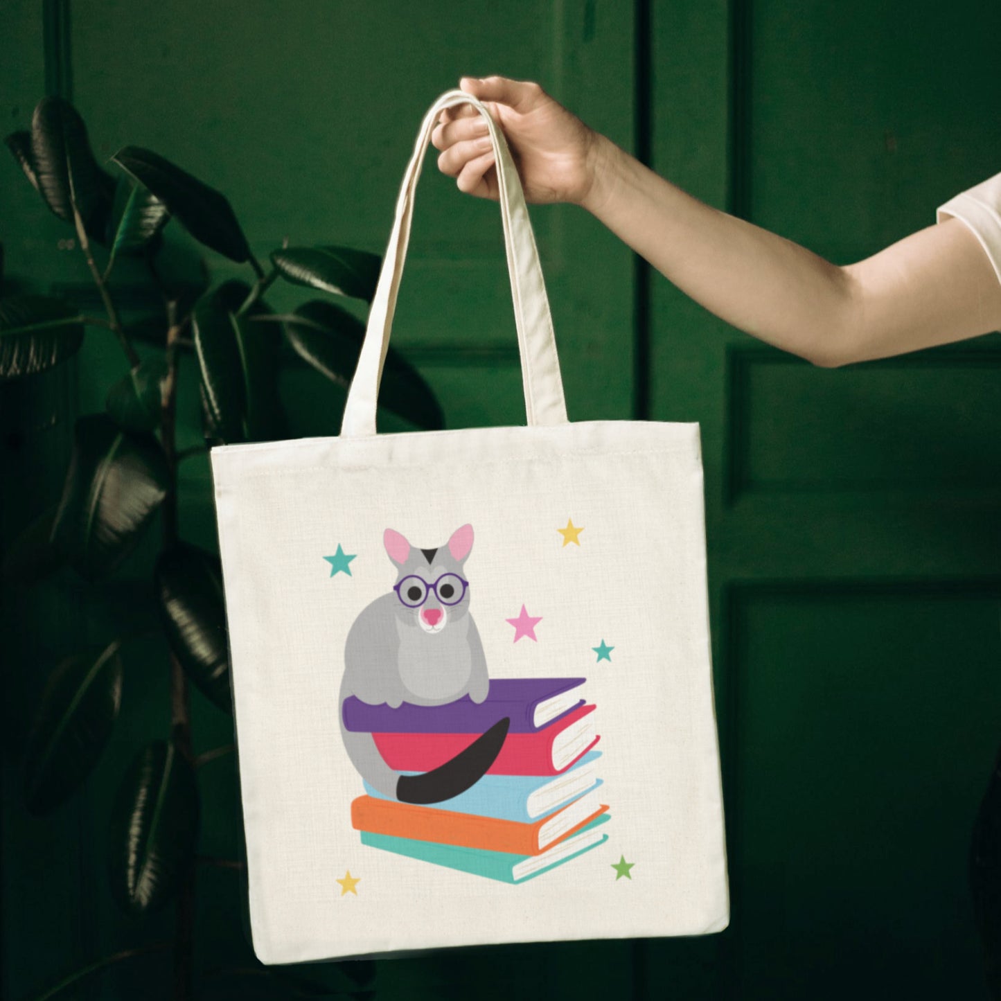 Storytime Possum Tote Bag