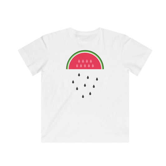 Kids t-shirt with watermelon and pip design