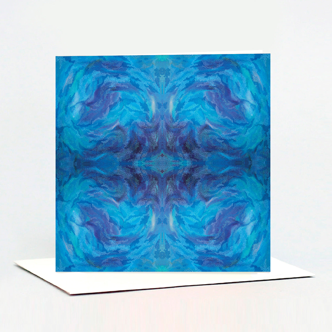 Mandala art greeting cards set of four