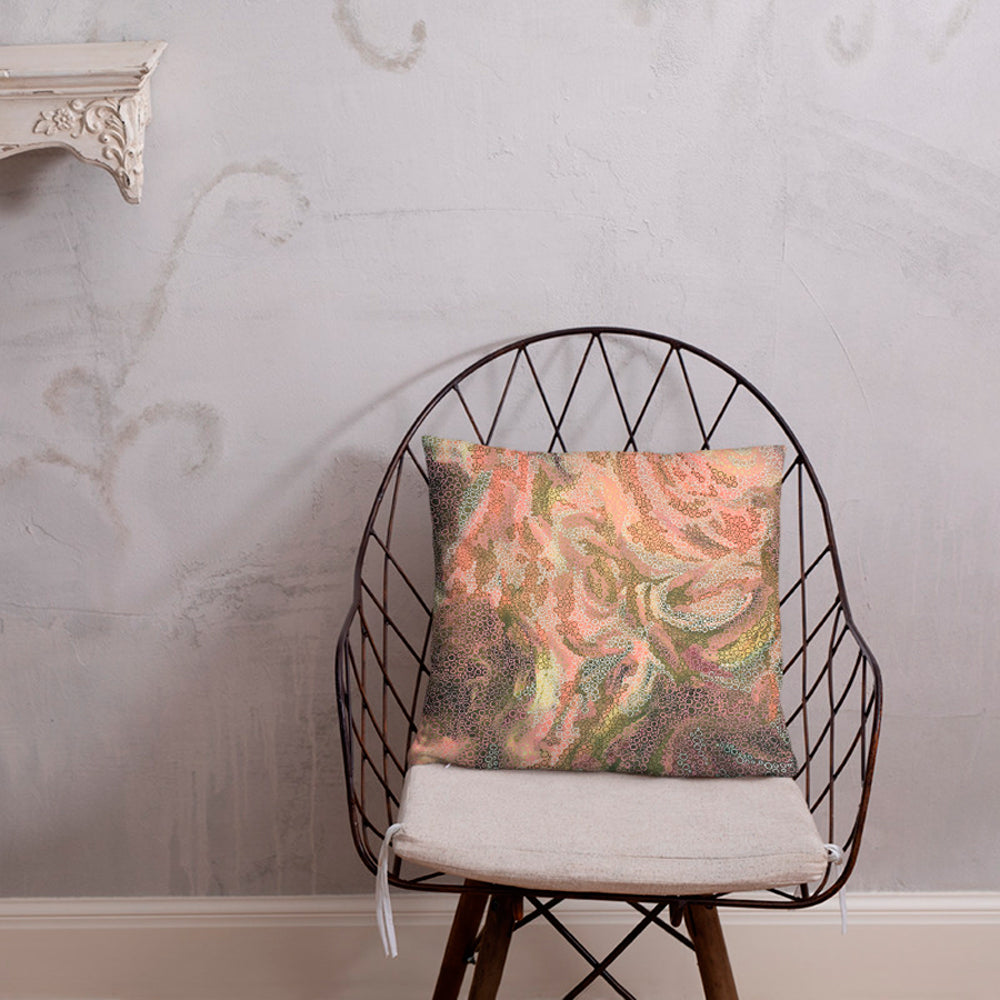 Earth decorative cushion cover