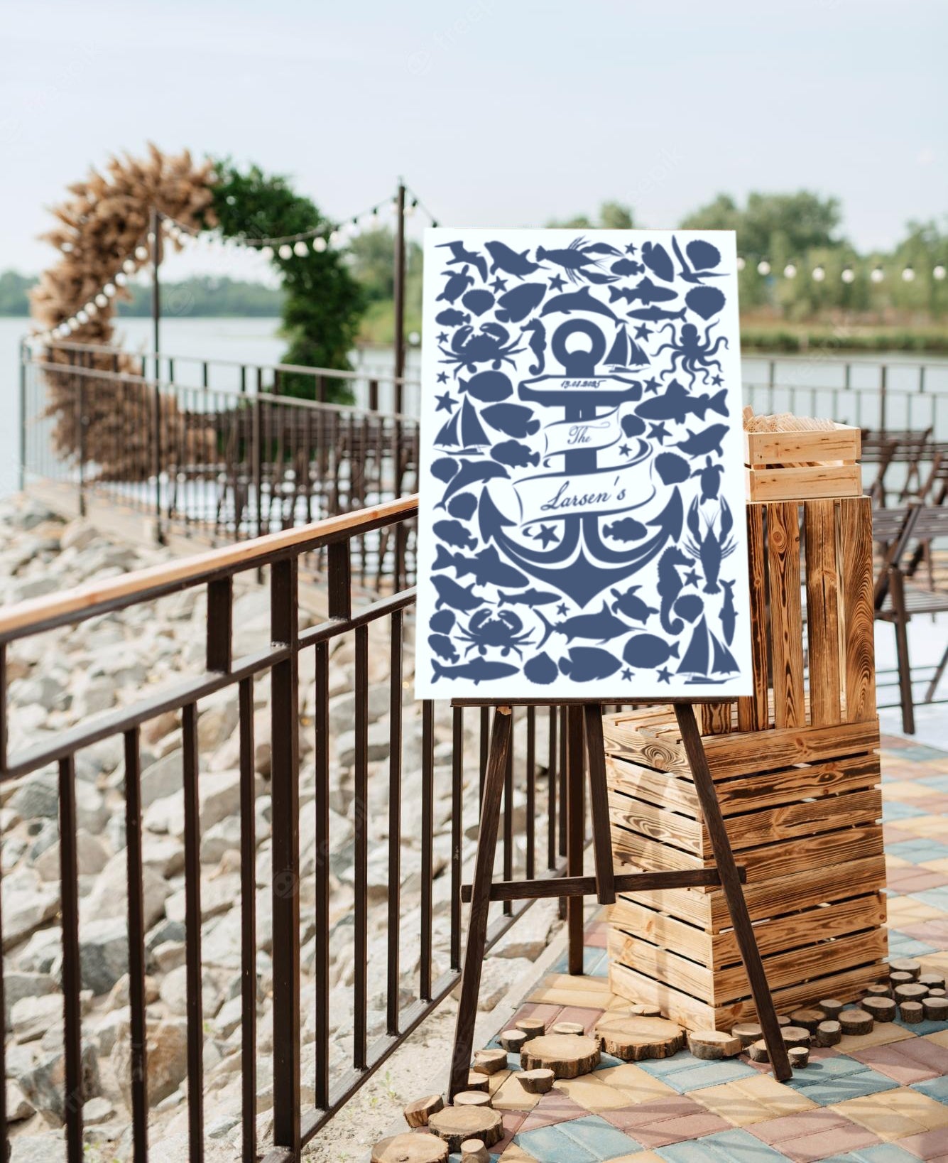 Anchor Signature Guest Book Alternative – Wedding Poster