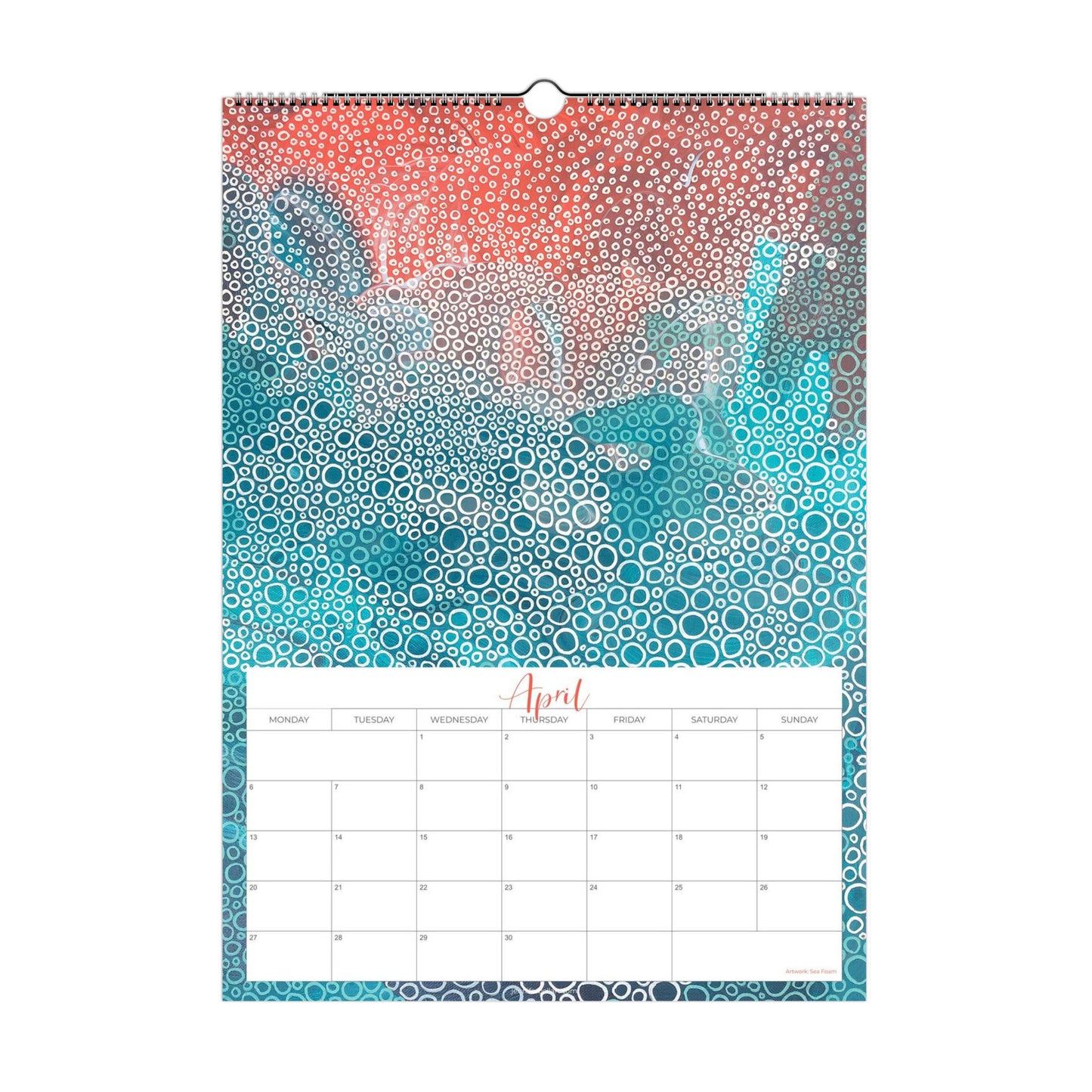2026 abstract art calendar