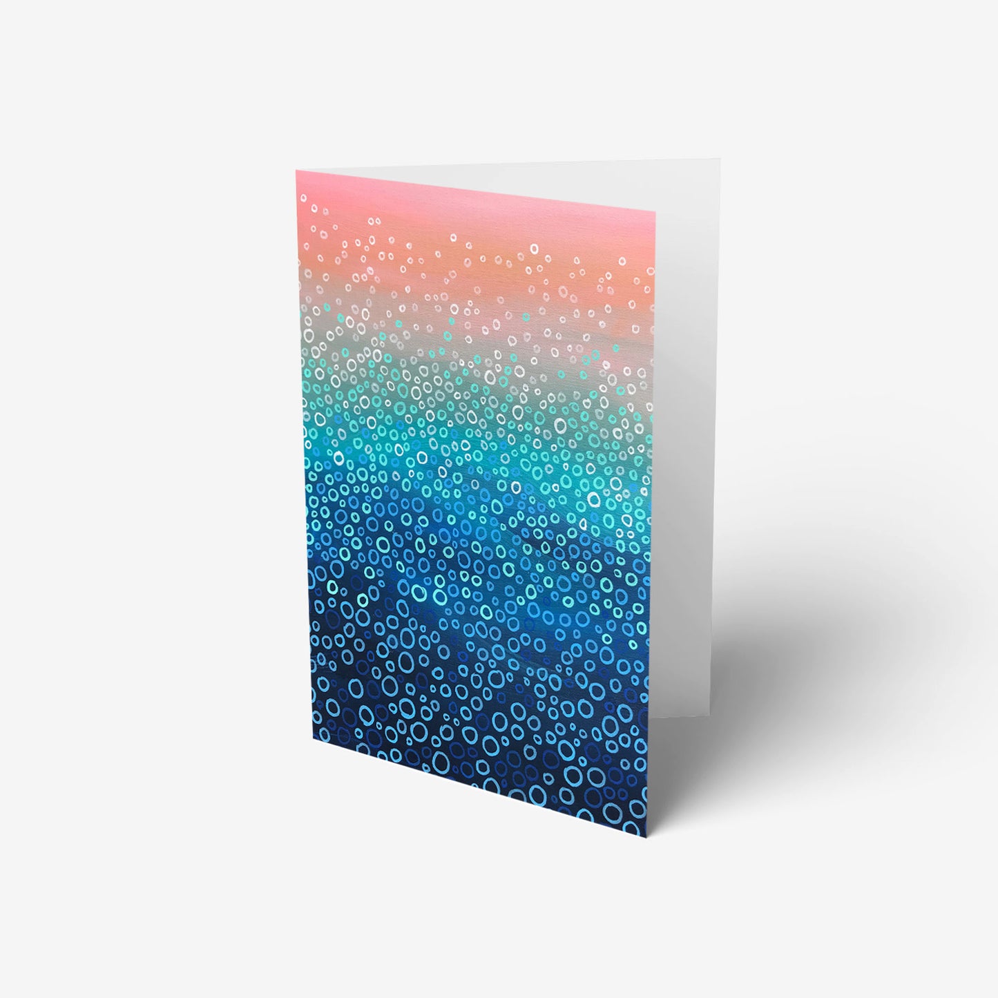 Abstract art greeting cards set of six