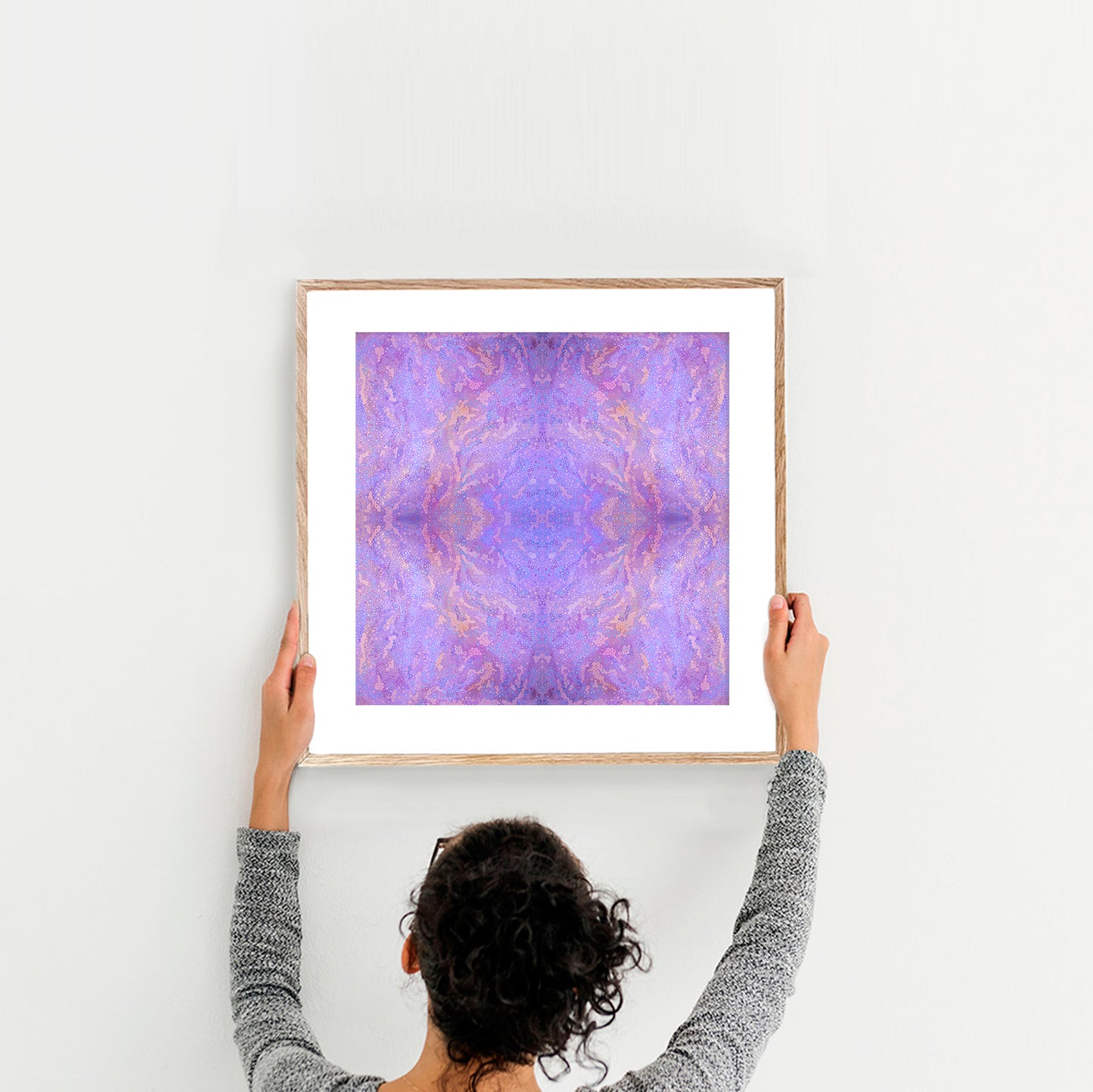Jacaranda Season Kaleidoscope limited edition print