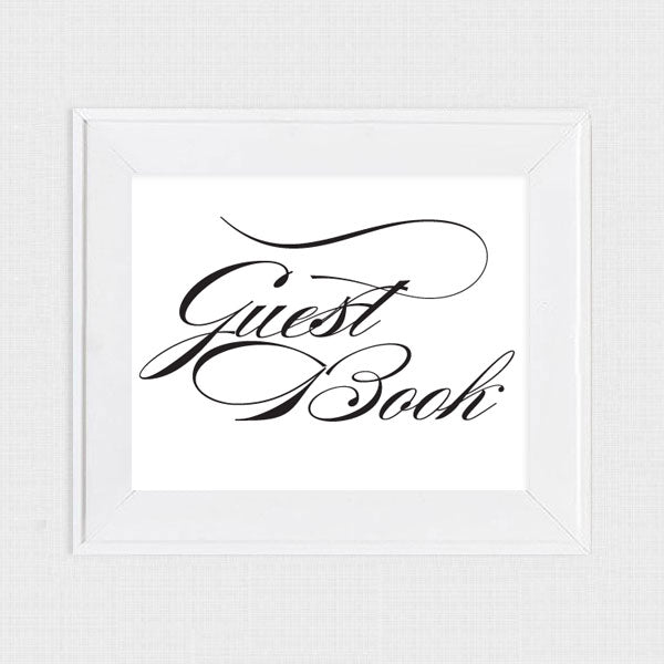 FREE simple guest book sign