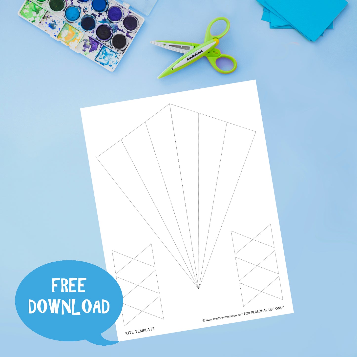 FREE kite template download