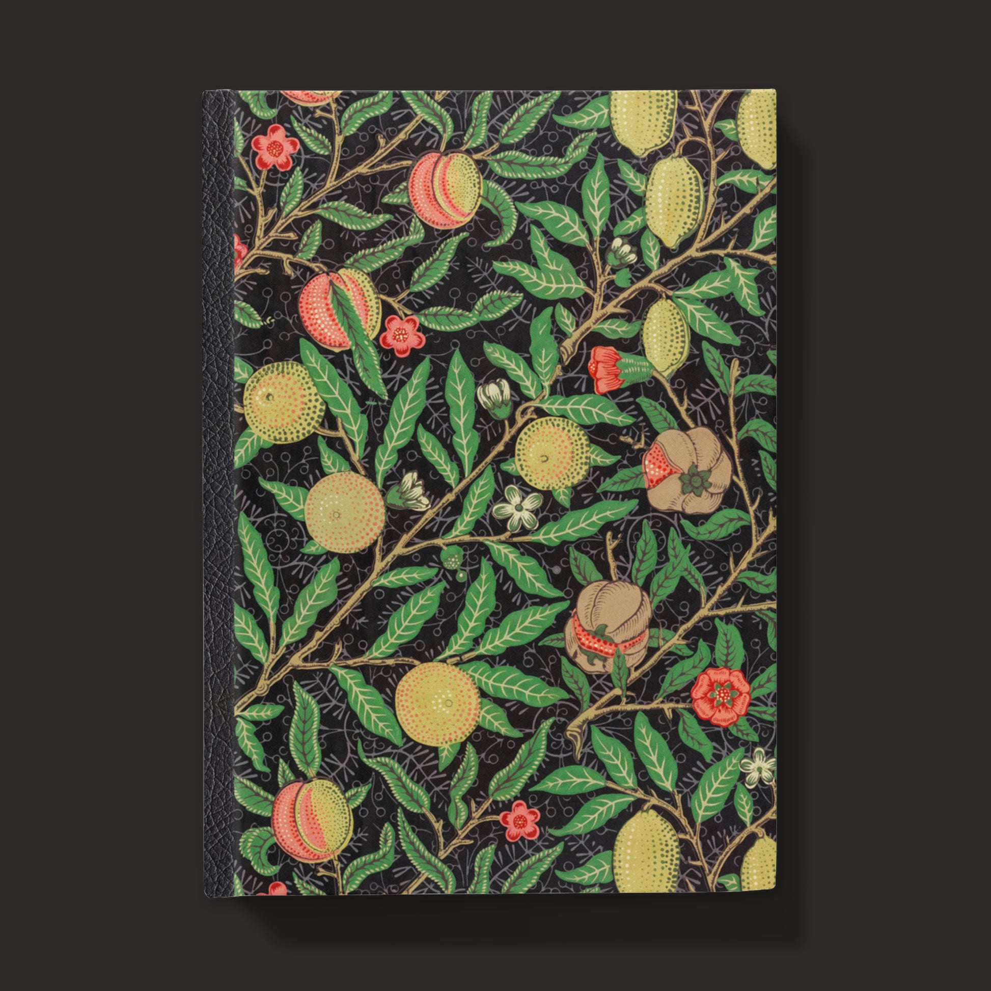 hardcover journal notebook with vintage lemon illustration