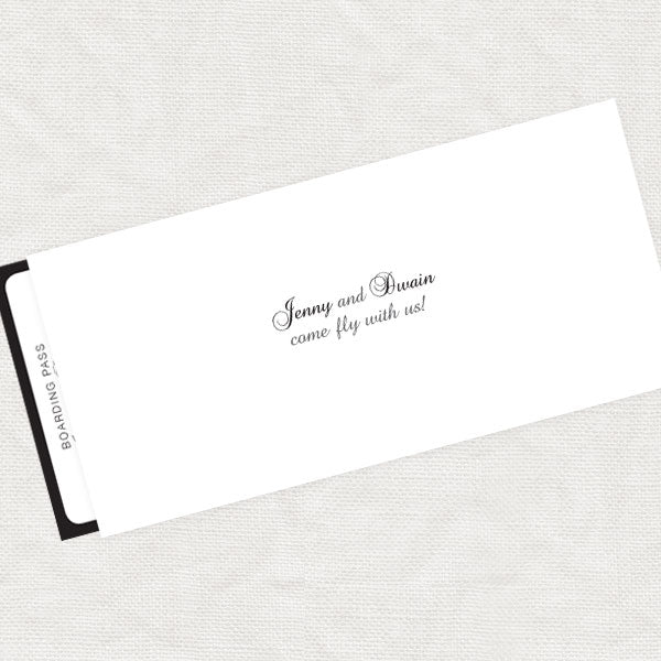 Boarding pass ticket holder - PRINTABLE FILE