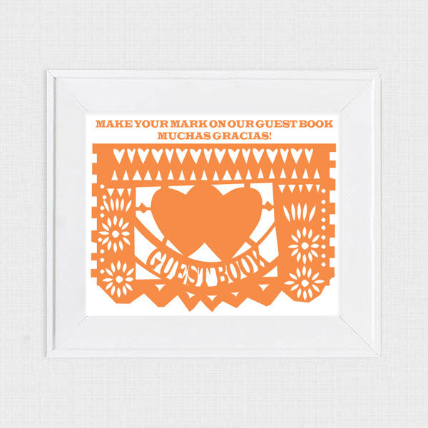 FREE fiesta guest book sign