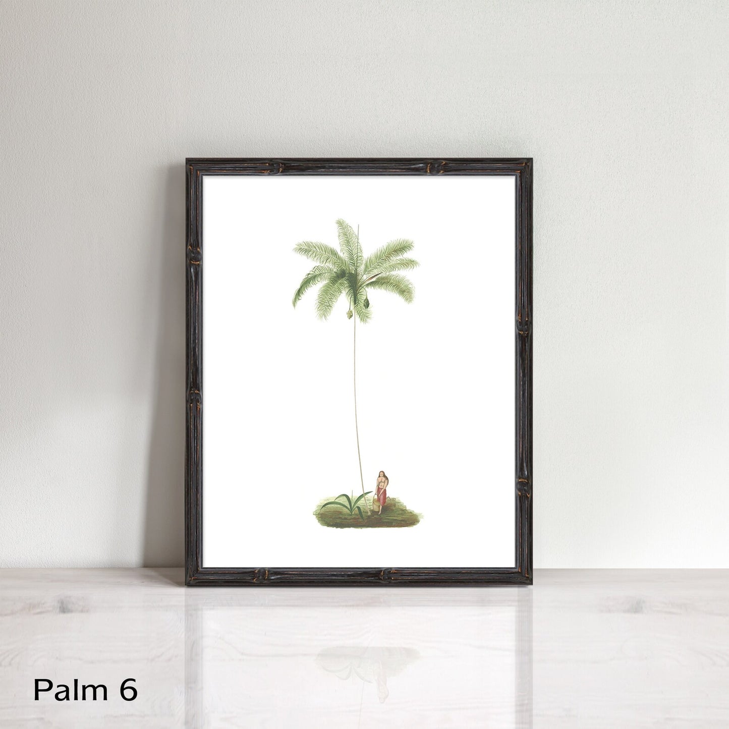 Vintage palm tree prints