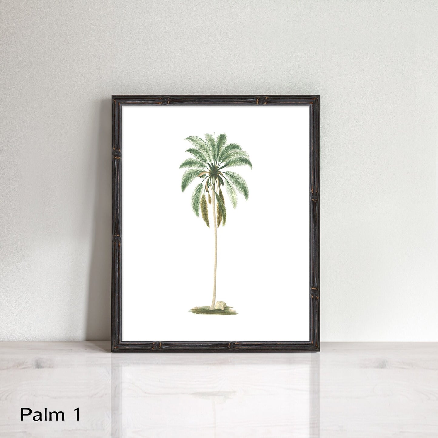 Vintage palm tree prints