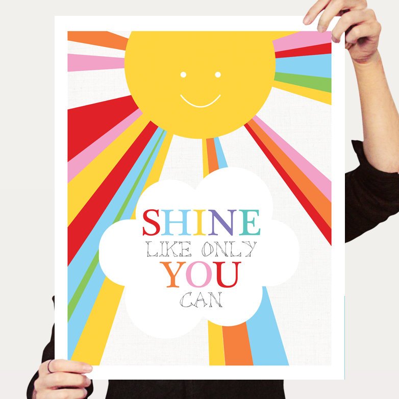 Shine like only you can print