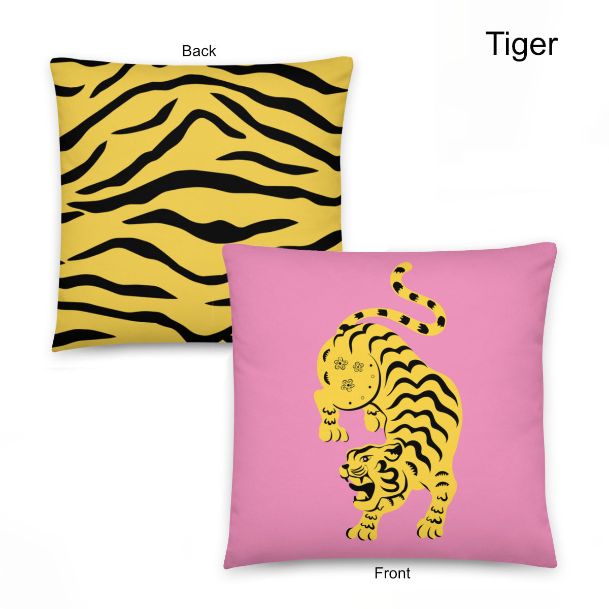 Bold tiger cushion cover