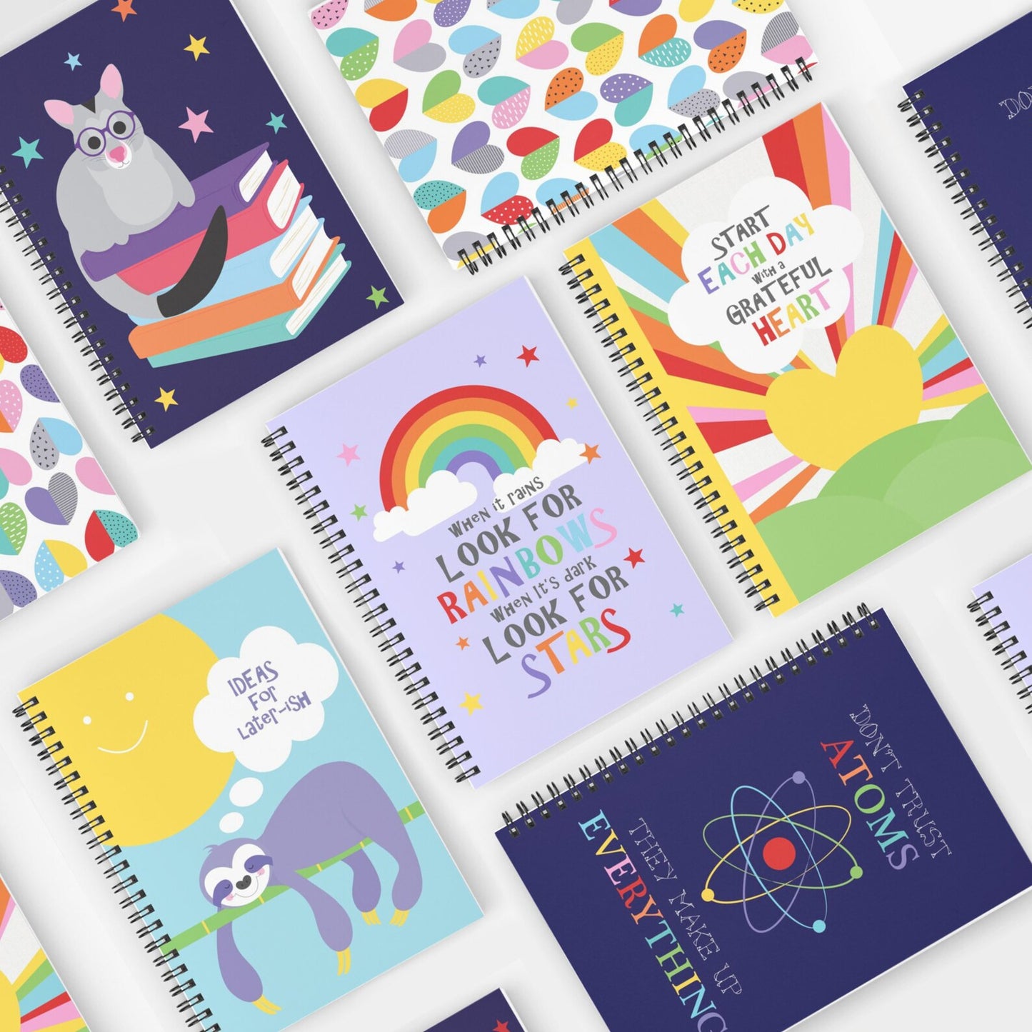 Look for rainbows spiral notebook