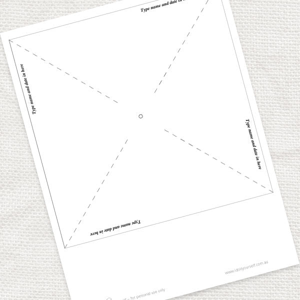 FREE editable pinwheel template