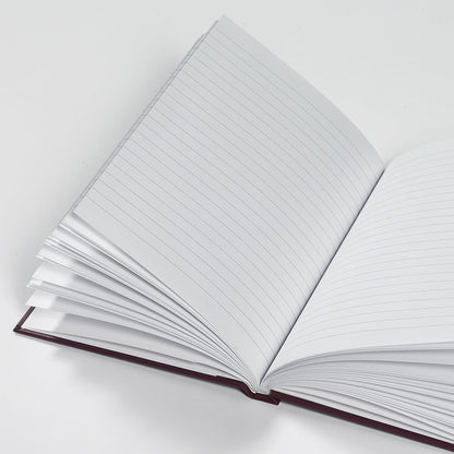 notebook with lined paper