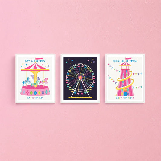 All the Fun of the Fair: Carnival Inspired Surface Pattern & Illustration Collection