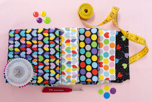 Say Hello to SPOTTY LOVE – A Colourful New Fabric Collection