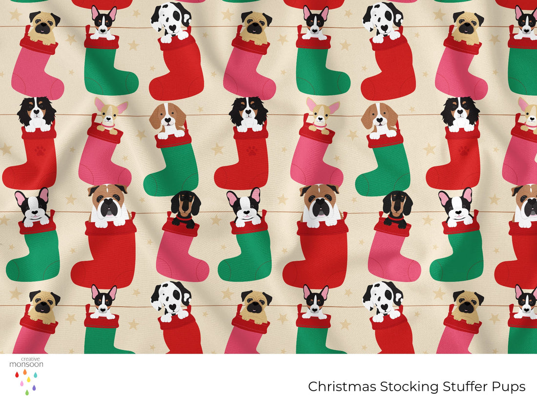 Christmas Stocking Stuffer Pups