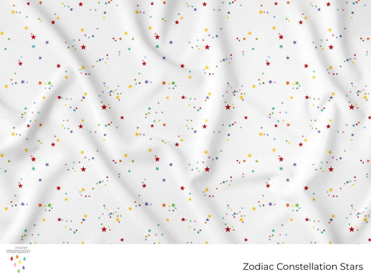 Zodiac Constellation Stars Surface Pattern Design for Fabric, Homewares and Gifts